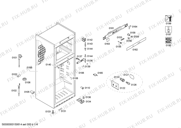 Схема №3 KD32NX74 с изображением Дверь для холодильника Siemens 00710041