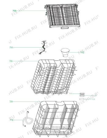 Схема №1 GV61211 (476373) с изображением Электропитание для посудомойки Gorenje 453850