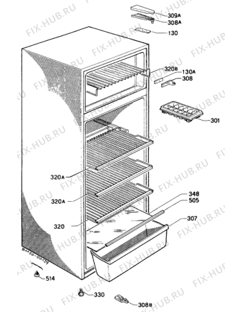 Взрыв-схема комплектующей Unknown ZS64 - Схема узла C10 Cabinet/Interior