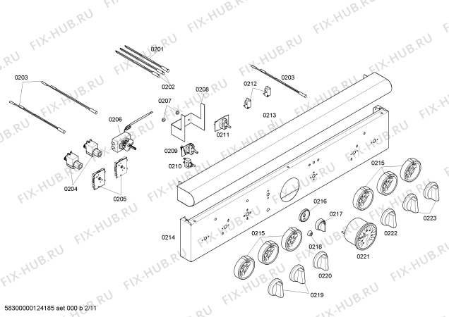 Схема №4 PRG364ELG с изображением Инструкция по установке/монтажу для духового шкафа Bosch 00552986