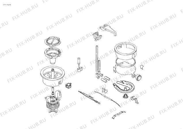 Схема №1 TC3500 с изображением Крышка для кофеварки (кофемашины) Siemens 00085968