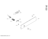 Схема №1 VVH31A3150 с изображением Панель управления для плиты (духовки) Bosch 00749468