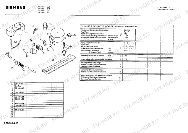 Схема №1 KF1750 с изображением Декоративная планка для холодильника Siemens 00114329