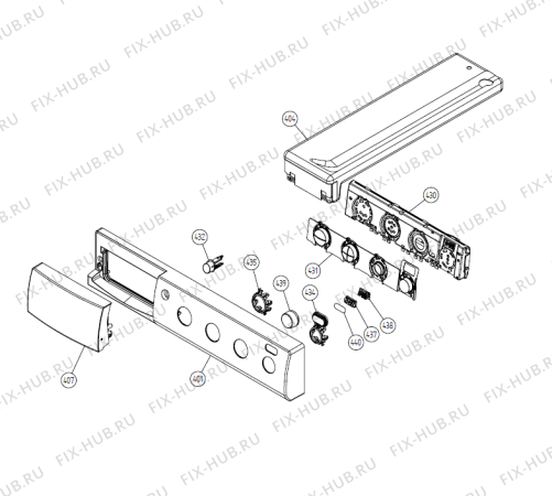 Схема №1 TK 350 SE   -White (336837, TD25.3) с изображением Декоративная панель для стиральной машины Gorenje 349220