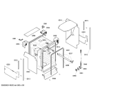 Схема №2 S49M55N2EU с изображением Передняя панель для посудомоечной машины Bosch 00700714