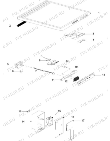 Взрыв-схема холодильника Zanussi ZVF36RF - Схема узла Electrical equipment 268