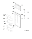 Схема №1 F2DS2301207 (F081920) с изображением Дверца для холодильной камеры Indesit C00294667