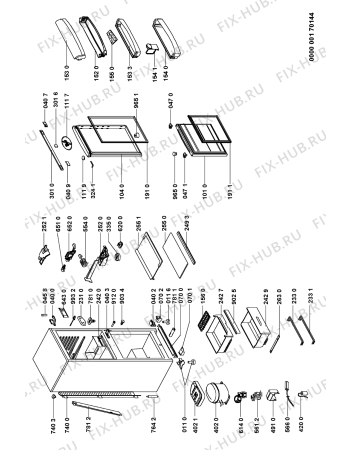Схема №1 ARC5270 (F091986) с изображением Инструкция по обслуживанию для стиральной машины Indesit C00359328
