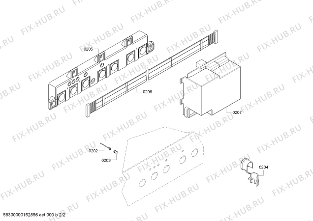 Схема №1 PH30CS с изображением Декоративная панель для электровытяжки Bosch 00218922