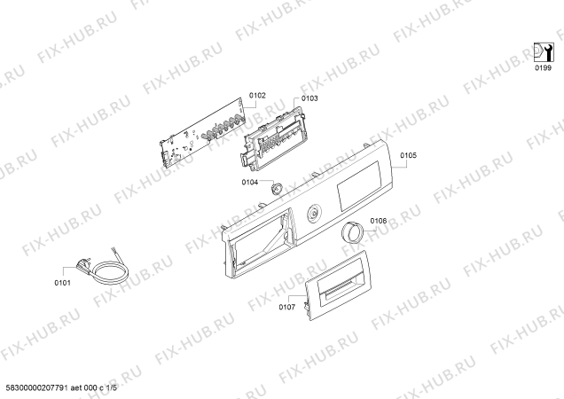 Схема №3 CMK1000TR с изображением Ручка для стиральной машины Bosch 10006800