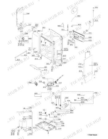 Схема №1 ADG 637/1 IX с изображением Обшивка для посудомойки Whirlpool 481245373249