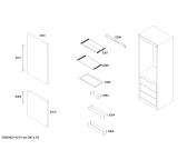 Схема №1 RB272372 с изображением Панель управления для холодильника Bosch 00677130