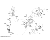 Схема №1 SHE53L02UC с изображением Регулировочный узел для посудомойки Bosch 00661922