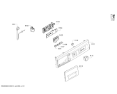 Схема №4 3TS853 с изображением Панель управления для стиралки Bosch 11002524