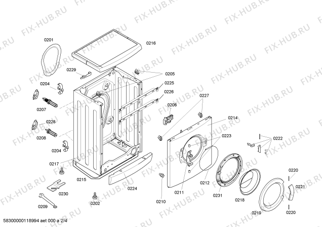 Схема №1 WXS1067BY XS1067 с изображением Панель управления для стиралки Siemens 00445185