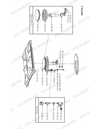 Схема №2 AHO118 с изображением Распылитель для плиты (духовки) Whirlpool 482000021443