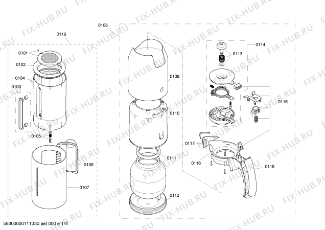 Схема №3 TC911P2 Porsche Design с изображением Нагревательный элемент для кофеварки (кофемашины) Siemens 00497802