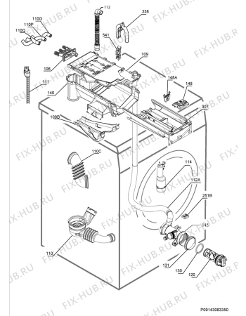 Схема №4 L75480WD с изображением Модуль (плата) для стиралки Aeg 973914605605018