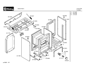 Схема №1 3CM417B с изображением Панель для духового шкафа Bosch 00217057