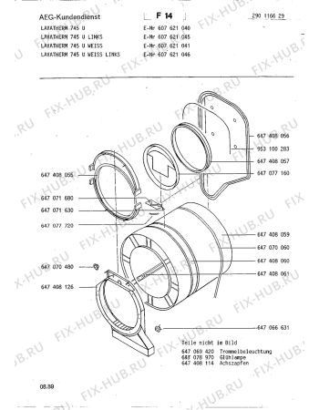 Схема №1 LTH740 LINKS с изображением Другое для стиралки Aeg 8996470789703