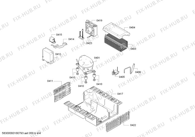 Схема №2 KIF42P60 с изображением Поднос для холодильника Bosch 00676312