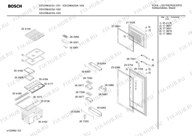 Взрыв-схема холодильника Bosch KSV29642 - Схема узла 02