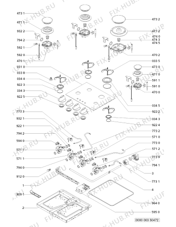 Схема №1 AKM 460/NB с изображением Кольцо для электропечи Whirlpool 481946258309