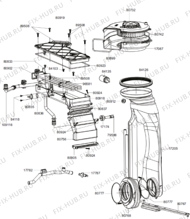 Взрыв-схема стиральной машины Gorenje WDI73121    HK (549862, LSTA126C) - Схема узла 05
