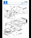 Схема №1 EO2135 с изображением Основание для плиты (духовки) DELONGHI 6118102800