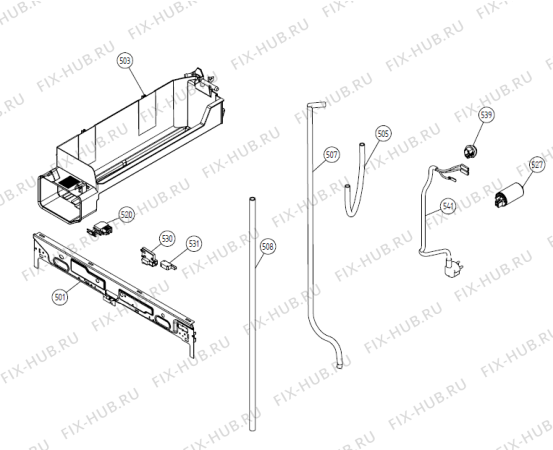 Взрыв-схема стиральной машины Asko T793C DK   -Stainless (335102, TD60.3) - Схема узла 05