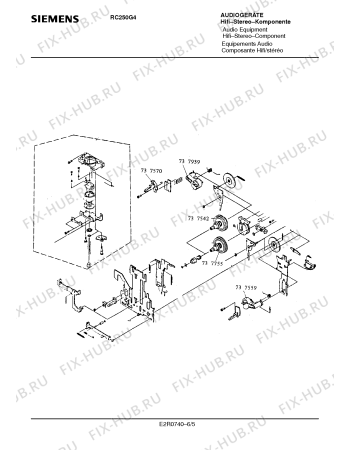 Схема №2 RC250G4 с изображением Инструкция по эксплуатации для аудиотехники Siemens 00530588