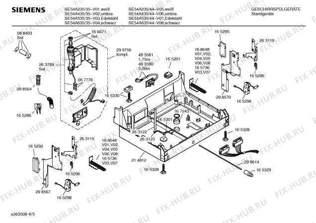 Схема №2 SGI43A42 с изображением Краткая инструкция для электропосудомоечной машины Siemens 00586628