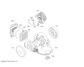 Схема №3 VSX41800 SIEMENS X4 hepa 1800W с изображением Крышка для электропылесоса Siemens 00752653