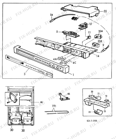 Взрыв-схема холодильника Electrolux ZF24/9L - Схема узла C10 Electric