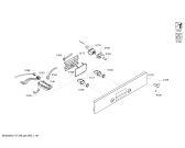 Схема №3 HBA23B122S Bosch с изображением Панель управления для электропечи Bosch 00674659