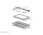 Схема №1 HSG738155M с изображением Решетка для плиты (духовки) Siemens 00743315