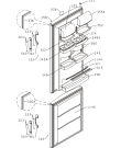 Схема №1 RC4181AWV (390416, HZDS2626) с изображением Дверца для холодильной камеры Gorenje 294507