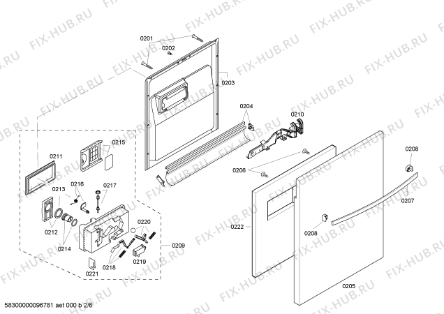 Схема №1 SHX33A02UC Bosch с изображением Кабель для посудомойки Bosch 00494814