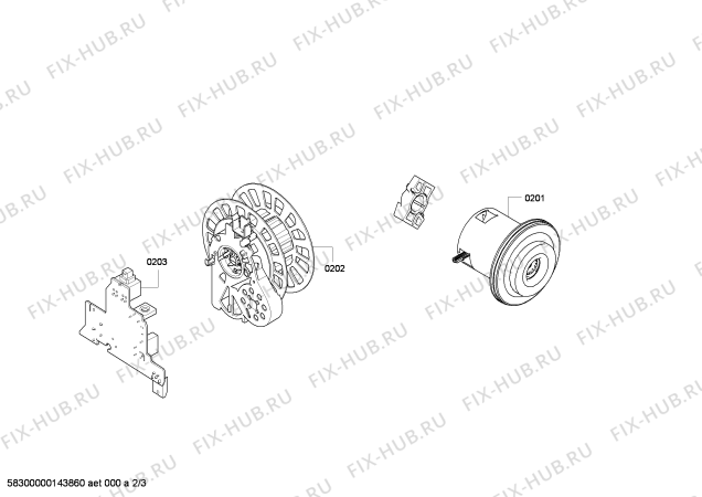 Взрыв-схема пылесоса Bosch BSGL31465 BOSCH GL-30 compressor technology - Схема узла 02