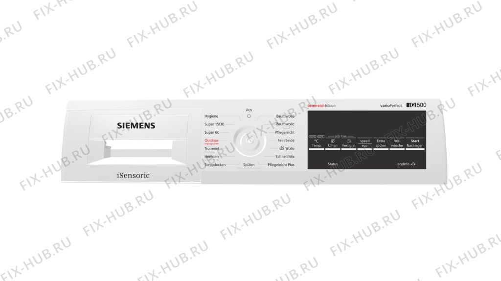 Большое фото - Панель управления для стиральной машины Siemens 11010911 в гипермаркете Fix-Hub
