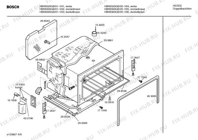 Схема №2 B1771N0 Mega compact 4779 с изображением Уплотнитель для духового шкафа Bosch 00268374