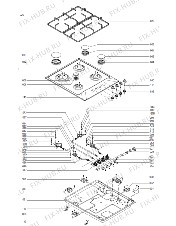 Схема №1 G761AX1 (324273, P8S) с изображением Труба для плиты (духовки) Gorenje 380252