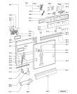 Схема №1 GSI 5919/1 WS с изображением Обшивка для посудомоечной машины Whirlpool 481245373157