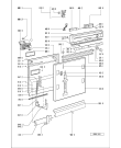 Схема №1 ADG 952 BLM с изображением Панель для электропосудомоечной машины Whirlpool 481245370281