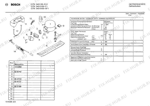 Взрыв-схема холодильника Bosch GTN34019 GTN3401 - Схема узла 02