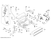 Схема №1 SN25E801EU с изображением Столешница для посудомойки Siemens 00680594