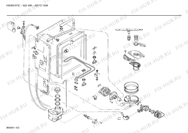 Схема №3 SMSGEA6RK с изображением Столешница для посудомоечной машины Bosch 00204366