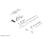 Схема №2 HSV744020N с изображением Панель управления для духового шкафа Bosch 00673033