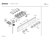 Схема №2 CH13570 с изображением Панель управления для духового шкафа Bosch 00299109
