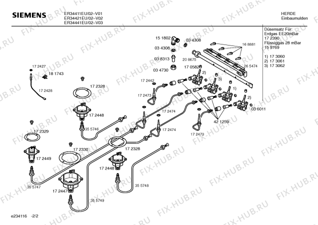 Схема №2 T2163B1EU с изображением Столешница для духового шкафа Bosch 00215374